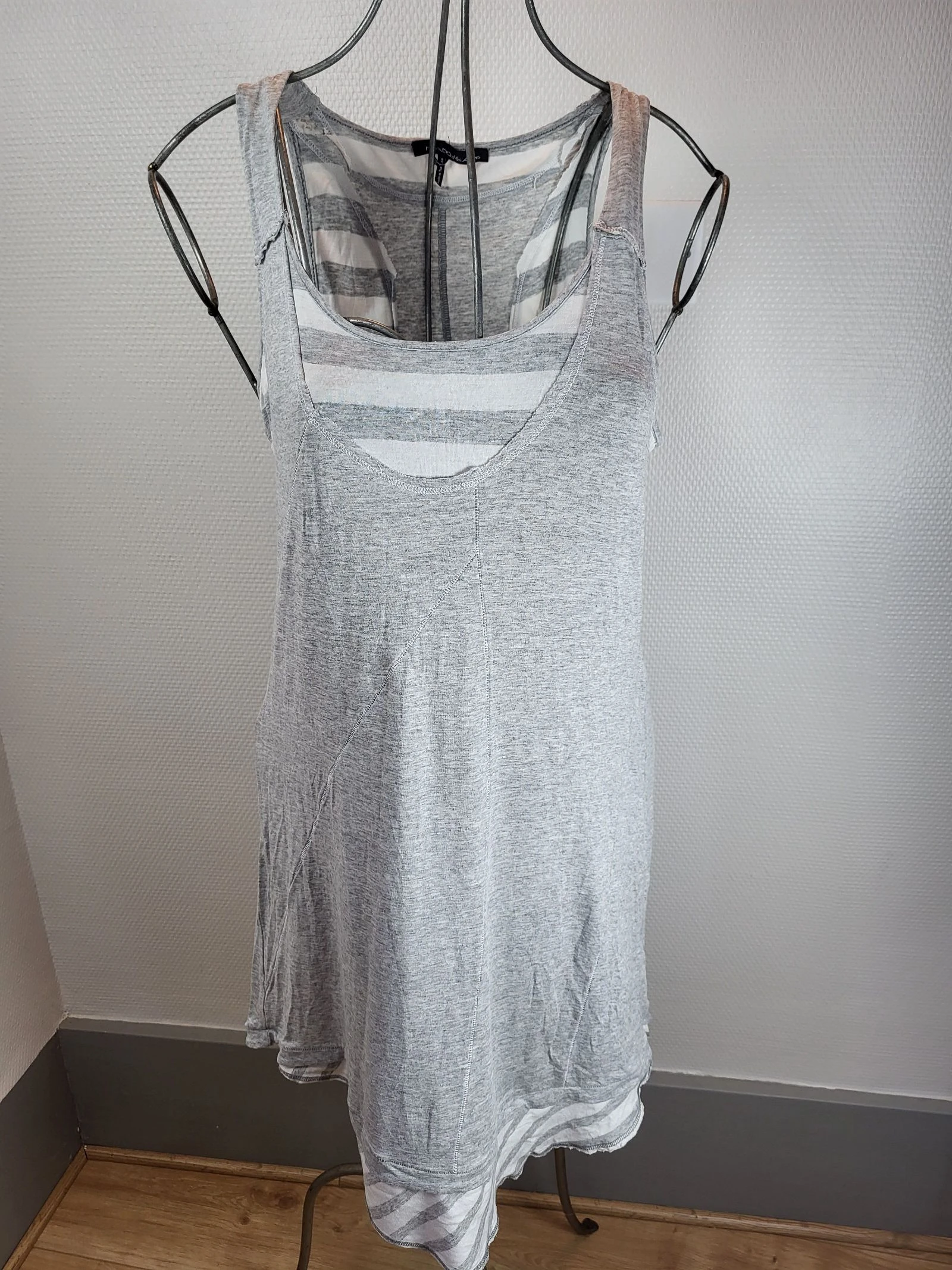 Robe courte / Tunique fluide effet superposé Mado et les Autres – Taille 2 (38/40)